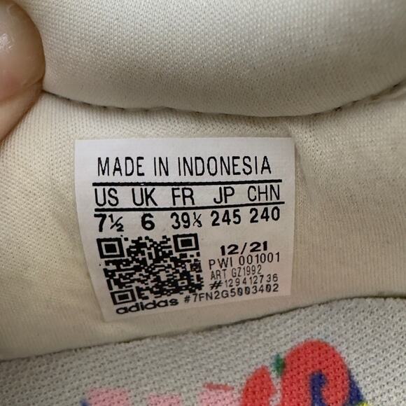 Adidas‎ Racer TR21 white and blue running shoes - Picture 7 of 8